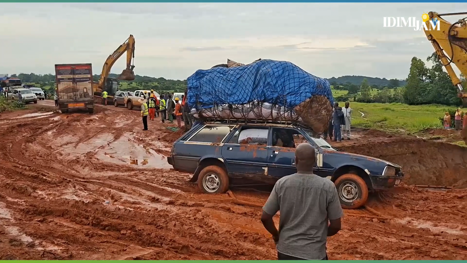 Route Labé–Mamou : les travaux de reconstruction mettent les usagers à rude épreuve